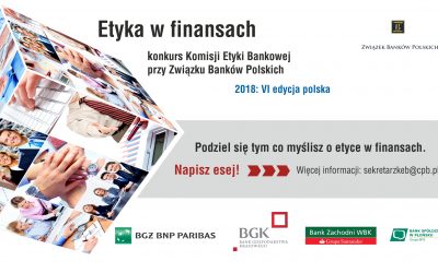 VI edycja konkursu Etyka w Finansach