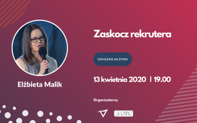 Online: Zaskocz rekrutera – szkolenie “na żywo”