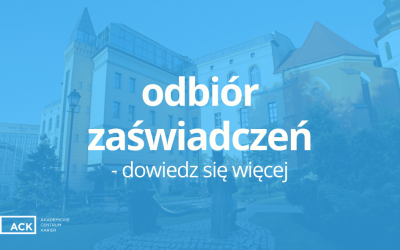 Komunikat: Odbiór zaświadczeń za udział w szkoleniach online