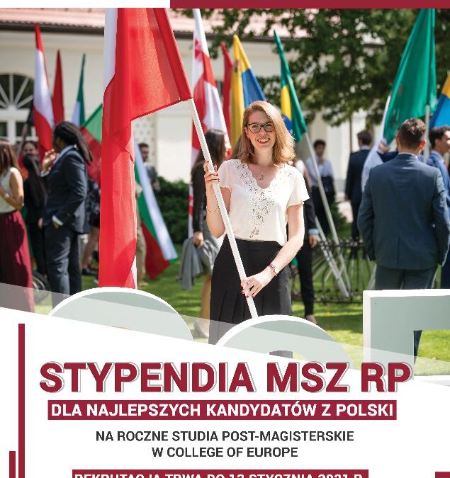 Stypendia MSZ RP i instytucji europejskich na studia w College of Europe w roku 2021-2022