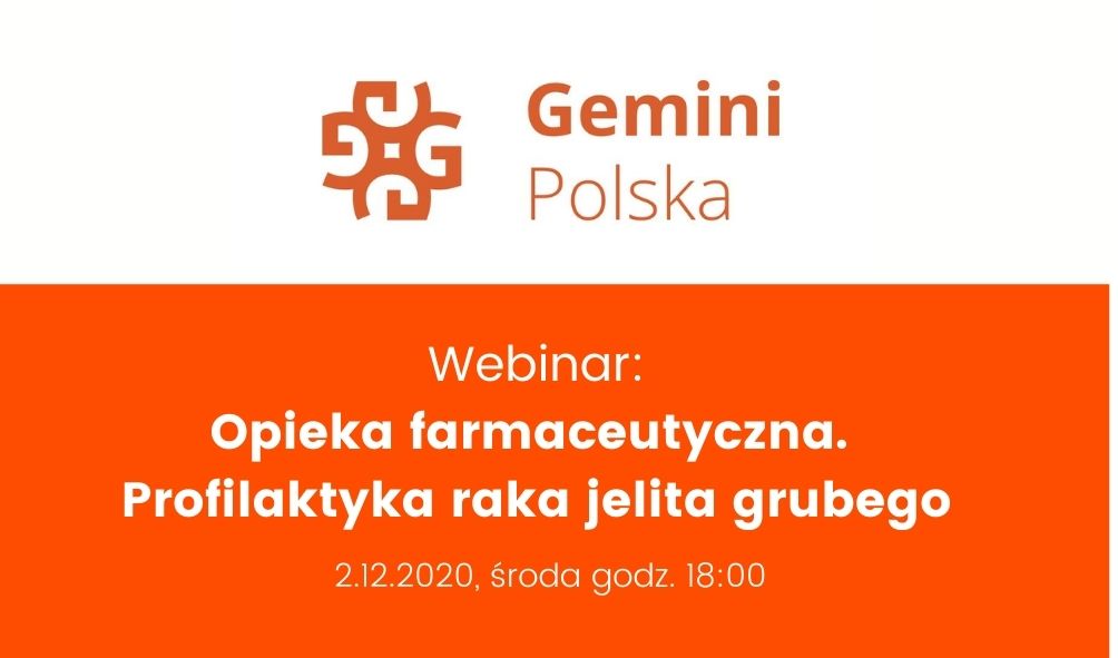 Online: Opieka farmaceutyczna. Profilaktyka raka jelita grubego | 2.12.2020