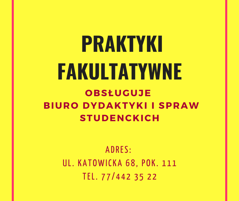 Program PRAKTYKI + od dzisiaj zrealizujesz w Biurze Dydaktyki i Spraw Studenckich