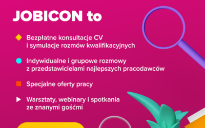 Festiwal Pracy JOBICON online już 26-27 października 2022 r.