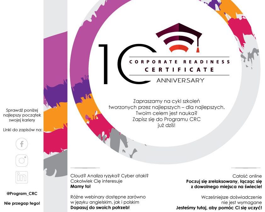 Zapisy do programu CRC – Corporate Readiness Certificate